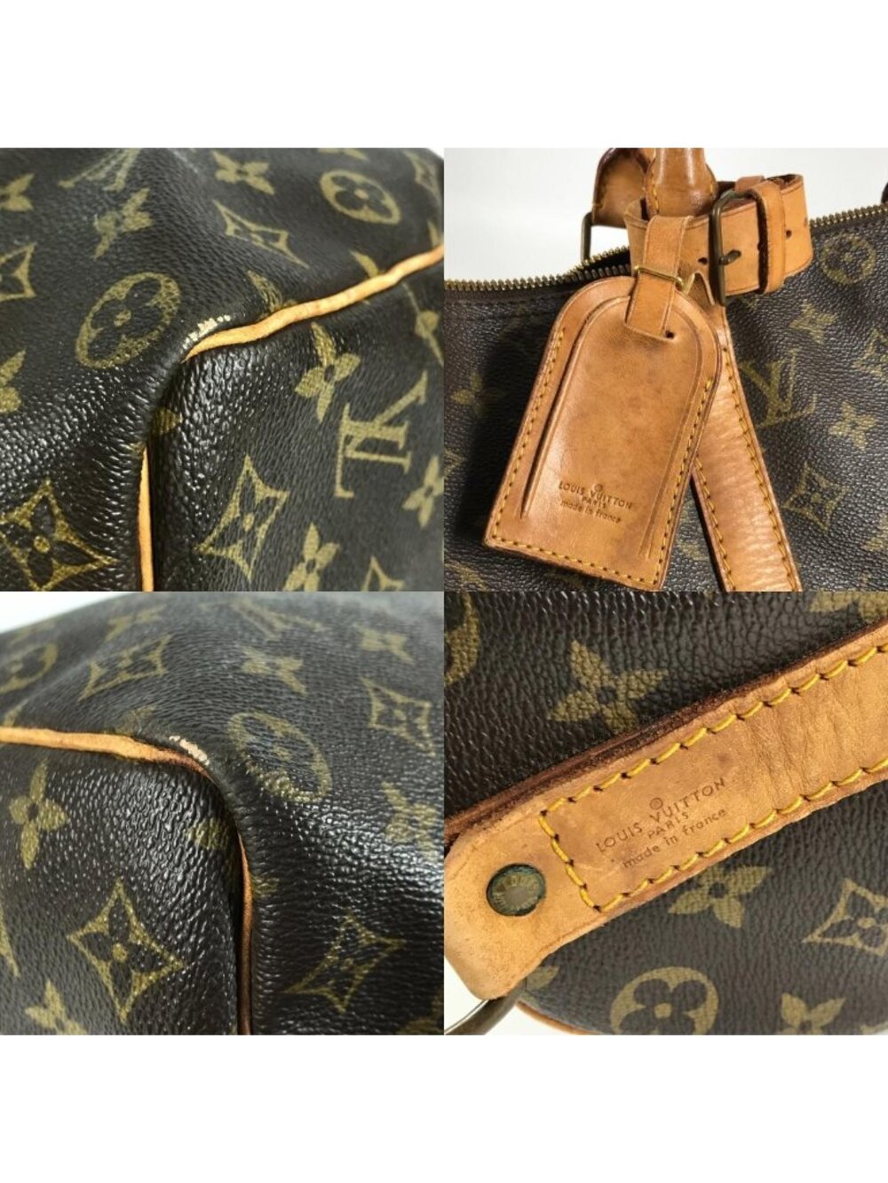 Louis Vuitton Boston Bag Keepall Bandouliere 50 Monogram Canvas Brown - Picture 8 of 9